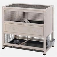 Conigliera in legno da interno