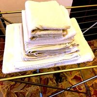 Lotto da 9 asciugamani spugna diverse misure