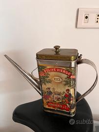 Latta oliera vintage francese antica
