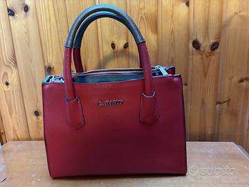 Borsa va cafè noir rosso ciliegia con tracolla