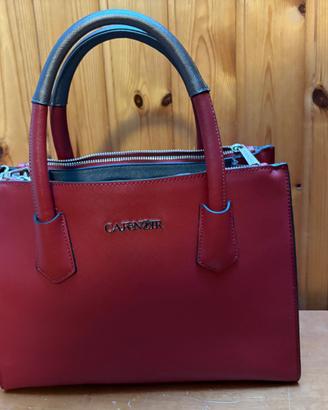 Borsa va cafè noir rosso ciliegia con tracolla