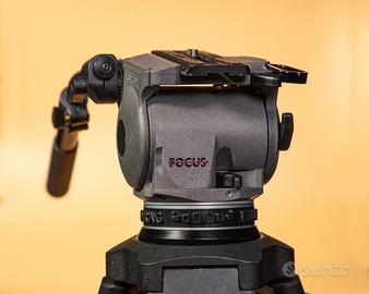 Cartoni Focus testa fluida per treppiede
