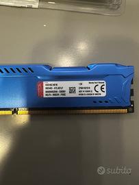 MEMORIA Ram KINGSTON FURY HYPERX 8GB DDR3