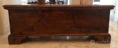 Cassapanca in legno di abete