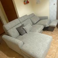 Divano 4 posti seduta lunga+relax