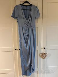 Vestito donna cerimonia azzurro