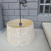 Lampadario in tessuto