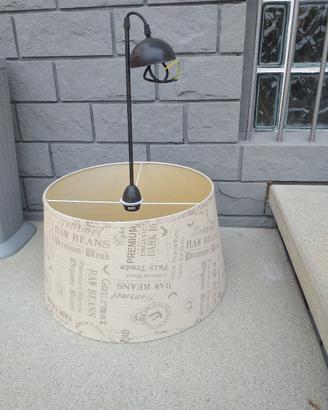 Lampadario in tessuto