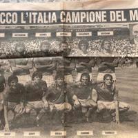 Gazzetta dello sport anno 1982 campioni del mondo
