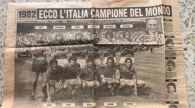 Gazzetta dello sport anno 1982 campioni del mondo