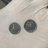 Monete da 100 e 50 lire piccole del 1992/93