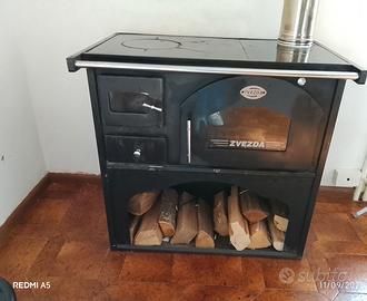 cucina stufa a legna 