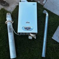 Caldaia Ferolli completa di scarico fumi