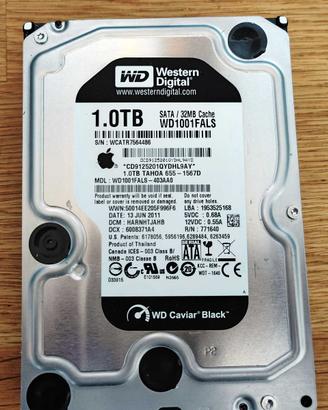 Hard Disk 1 Tb - 2 pz