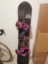 Snowboard libtech 157 w + mission burton