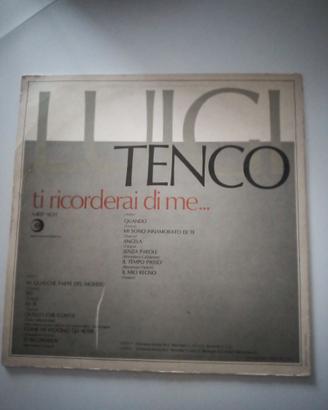 Vinile di Luigi Tenco, Ed. Ricordi 1967
