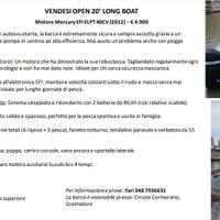 barca open 20 + Mercury 40 cv