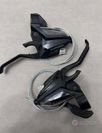 Coppia Comandi Cambio + Leve Freno Shimano 3x7