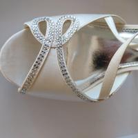 Sandalo bianco Queen Helena tg. 38