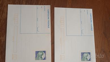 2 cartoline postali nuove L. 550