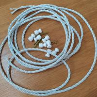 Cavo elettrico a tre fili intrecciato