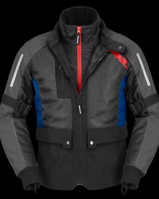 Giacca SPIDI UOMO H2Out Net NERA-blu-rosso tg.m