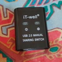 switch usb, commutatore, condivisione stampante