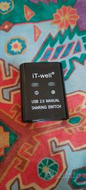 switch usb, commutatore, condivisione stampante