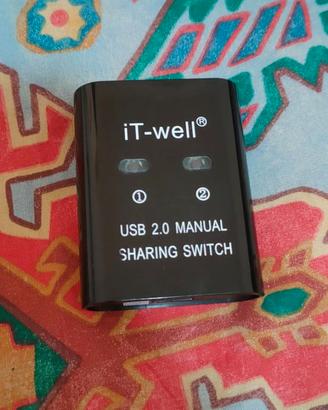 switch usb, commutatore, condivisione stampante