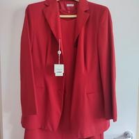 Tailleur giacca e vestito - rosso