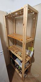 scaffale legno