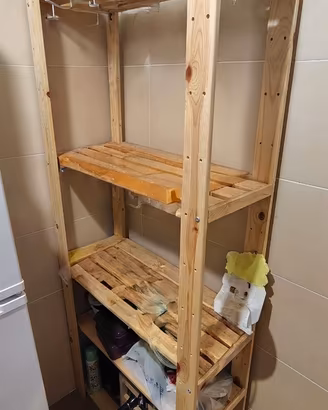 scaffale legno