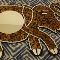 specchio con mosaico vintage 60 x 40 cm