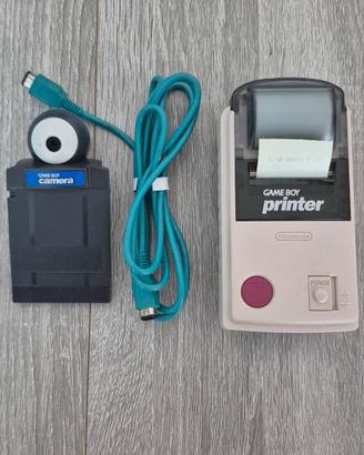 Game boy printer + Game Boy camera + cavo 