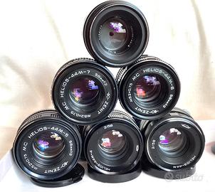 Helios Yashica Fuji Mamiya vite