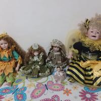 Bambole vintage in porcellana