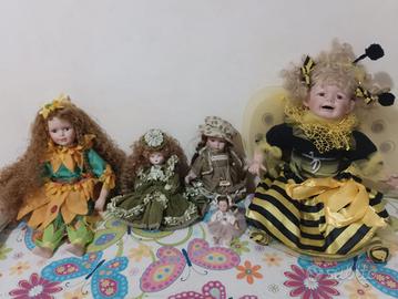 Bambole vintage in porcellana