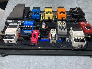 Pedalboard pedali per chitarra pedaliera analogica