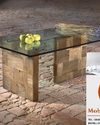 Mobili Rustici Legno Vecchio Tavolino cd12034