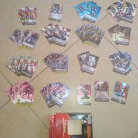 lotto carte cardfight vanguard td12 robot + 3 foil