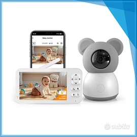 Baby monitor 2K, display LCD 5’’, NUOVO