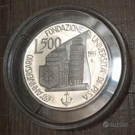 #2293 – 1 Moneta Argento PISA Repubblica Italia