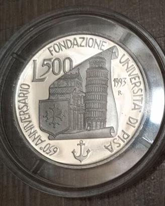#2293 – 1 Moneta Argento PISA Repubblica Italia