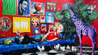 The pop paradise lounge. René . Serigrafia 