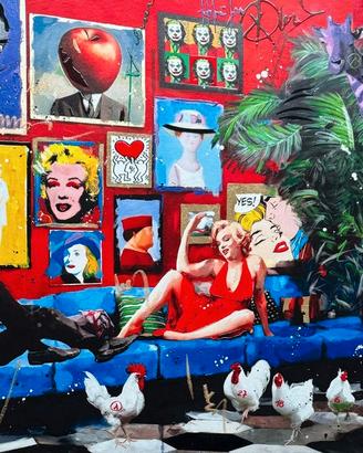The pop paradise lounge. René . Serigrafia 