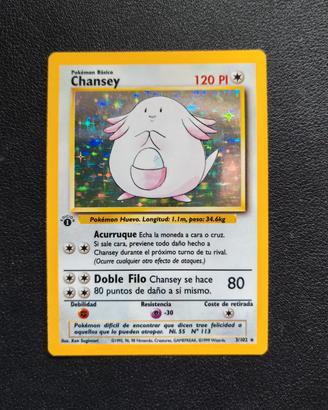 Chansey Prima Edizione Near Mint - Carte Pokemon 