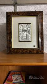 Quadro su lastra argento