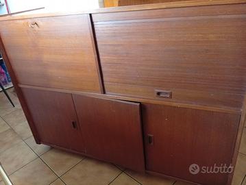 credenza in teak Svedese anni '50