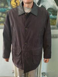 Giaccone il pelle con interno in lapin