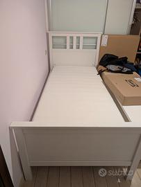 struttura letto singolo più materasso 